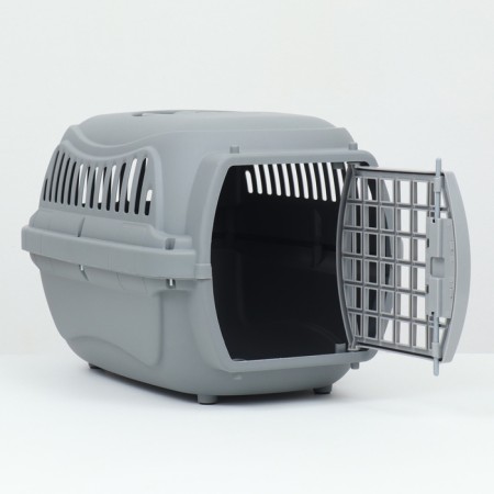 Carriage for animals plastic 47x32.5x30 cm, gray-5