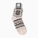 New Year. Women's socks, beige color, rr 23-25