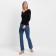 Women's jeans-glue, blue color, size 27