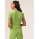 Women's T-shirt with texture Rubchik Mirey Maglia, size 46-48, color light green