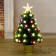 Fibrooptic Christmas tree "light" 60 cm d of the lower tier 35 cm 54 branches