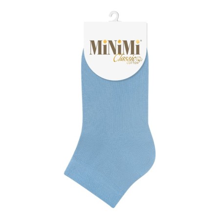Women's socks shortened Mini Cotone, size 39-41, Azzurro color