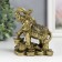 NECK Polystone "Elephant with coins" of bronze 8.5x8 cm