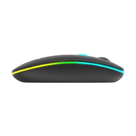Mouse XTRIKE ME GW-113, game, wireless, backlight, 2.4G + BT, 400 mAh, black-3
