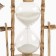 Sanding clock "Street flashlight", souvenir, with backlight, 15.5 x 6.5 x 15.5 cm