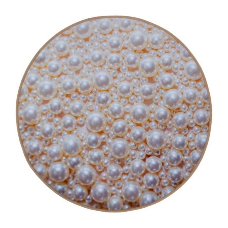 Moisture matting rug Velur Spa "Pearls", round 60 cm