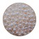 Moisture matting rug Velur Spa "Pearls", round 60 cm