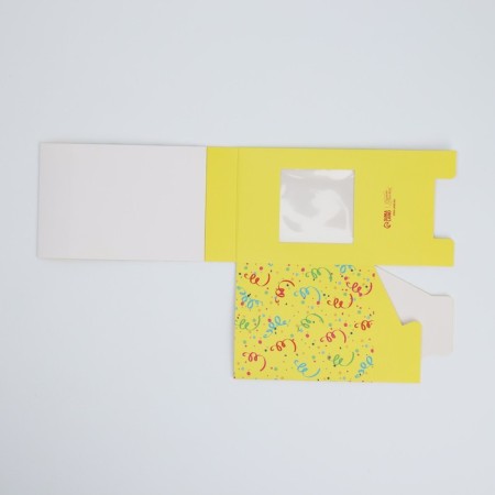 Gift folding box with 3D effect, packaging, “Happy Birthday!”, 11 x 11 x 13 cm-13