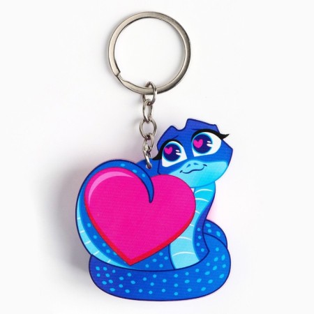 A keychain, the anti -stress mug “Be calm”, 5.2 x 10 cm-3