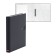 A4 folder on 2 rings, 35 mm spine, Erichkrause Work Inside, laminated cardboard 1.75 mm, black, up to 250 sheets