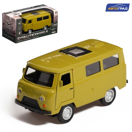 Metal machine "UAZ 3962. Special equipment", inertia, 1:32, light and sound effects, mixing color