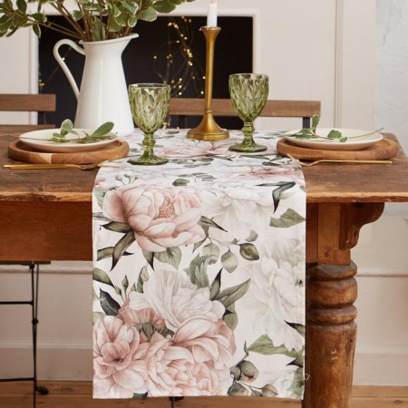 The path to the Ethens table is 40x145 +/- 5 cm, 100% cotton, sarzha 190 g/m2