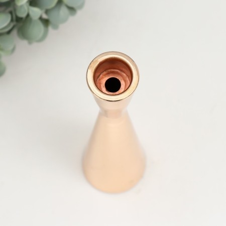 Summary Metal for 1 candle "Sand watch" d = 3 cm gold 6x29 cm-2