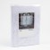 Tulle to the kitchen with curtain tape, 170x270 cm, white color, 100% polyester