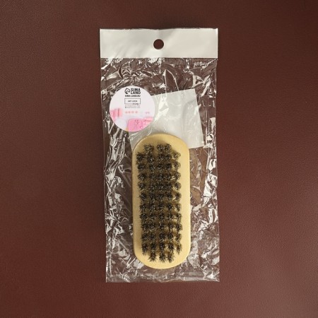 Skin polishing brush, natural pile, 9 × 3.8 cm-6