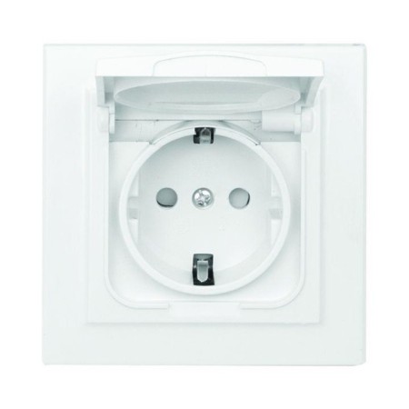 EKF ERR16-029-100-44 "Minsk", joint venture, 1 socket, ground, white color