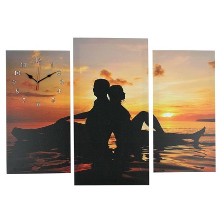 Wall, modular, series: people, "a couple in love in shallow water", 60x80 cm