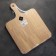 Board for serving "Dubrava", 40 × 28 cm, oak