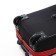 Lightning suitcase, road bag, set 2 in 1, black/red color