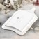 Porcelain Serving dish Magistro "Blanche. Sheet ", 40.5 × 22 cm, white color
