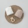 A hat with a lapel and ears children's kinderlitto “Kapuchino”, age 0-3 months, 2 pcs