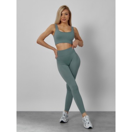 Sports suit female, size 46, turquoise color-1