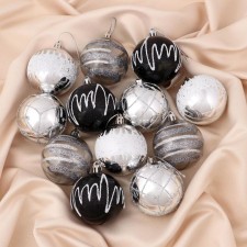 Set of balls plastic D-6 cm, 12 pcs 