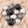 Set of balls plastic D-6 cm, 12 pcs "Merida"