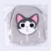 Bag for the doll "Cute cat", color gray color