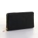 Women's wallet with lightning, black color