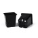 A pot for seedlings, 500 ml, d = 9 cm, h = 9.5 cm, black