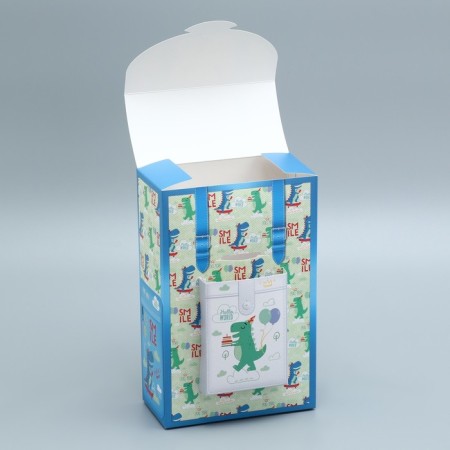 Gift mold, packaging, "dinosaurus", 14 x 22 x 7 cm-4