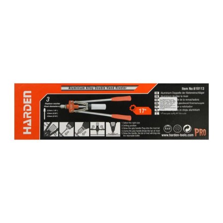 Harden Harden 610113, two-handed, for rivets 3.2-4.0-4.8 mm-2