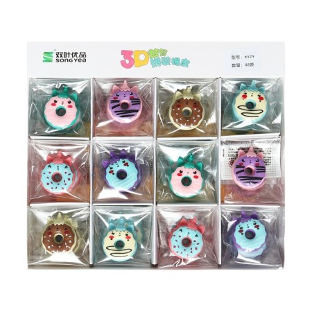 Figure eraser "Donuts", mix-9