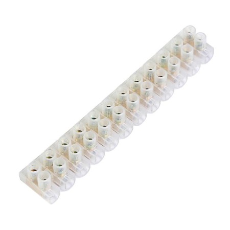 Smartbuy terminal, 12 sections, 4 mm, 3 a, polyethylene, white-1