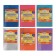 Set of covers PE 5 pieces, 245 x 430 mm, 200 μm, for textbooks, universal, with bookmarks, mix