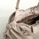 Women's bag with lightning, beige color