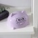 Soap dish with a cat "Kotka", plastic, 11.5 × 11 × 8 cm, color mix