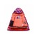 Ski costume for a girl, height 110 cm, burgundy color