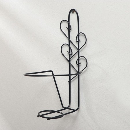 Suspension for the pots Wall "pattern", d = 16 cm, black