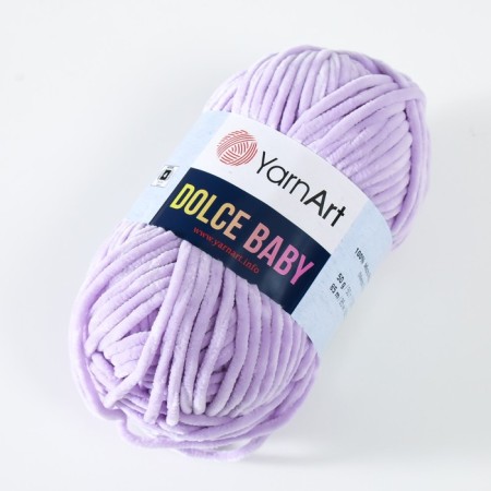 Yarn "Dolce Baby" 100% micropoliester 85m/50 g (744 Astra)-1