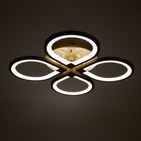 Lamp "Galaxy" 033700 LED 100W gold 57x57x7.5cm-4