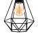 Bra Tarbes, 1x60W, E27, Steel, Black
