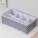 Organsiser for storing linen "Simetro", 8 cells, 29 × 14 × 10 cm, color gray color