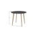 Dining table "Morgan", 900 × 900 × 756 mm, color graphite / oak oak