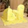 Set of bath printed "Lemonchik" (cap+mitten+rug)
