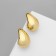 Earrings plastic "drop" Faith, color gold