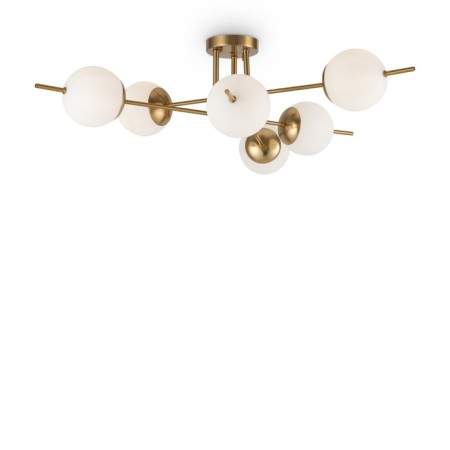 Ceiling lamp Damask, 6xe27, Brass color-3