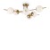 Ceiling lamp Damask, 6xe27, Brass color