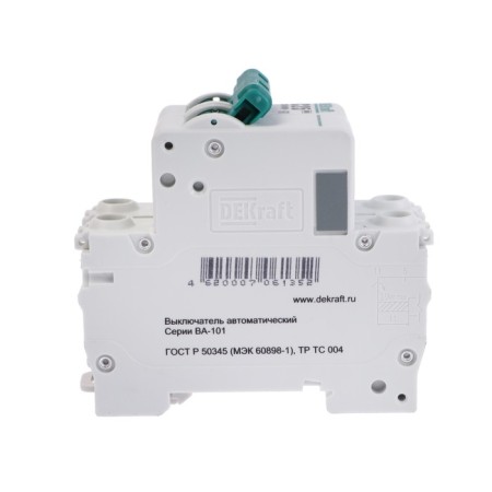 Automatic circuit breaker SE DEKRAFT VA-101, 2 poles, C, 25 A, 4.5 KA, 11068Dek-2